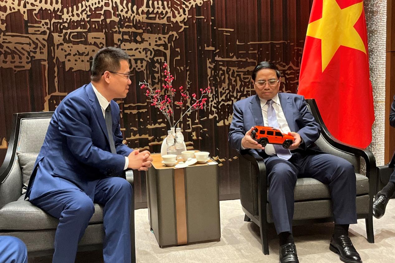 越南总理在京会见长城汽车代表 共谋越南汽车产业发展图3