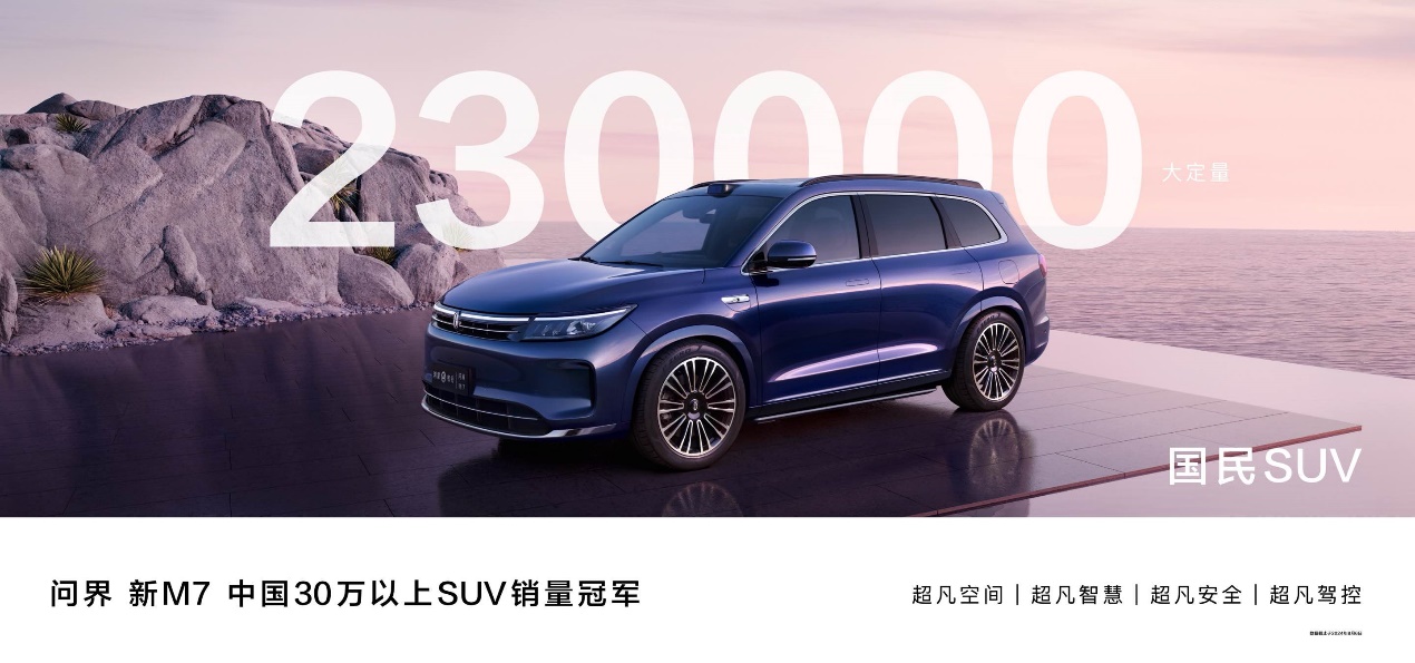 購車需求多樣化，60.2 %消費(fèi)者因智駕為問界新M7投票